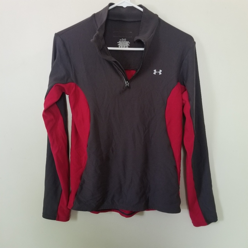 under armour heat gear zip up long sleeve